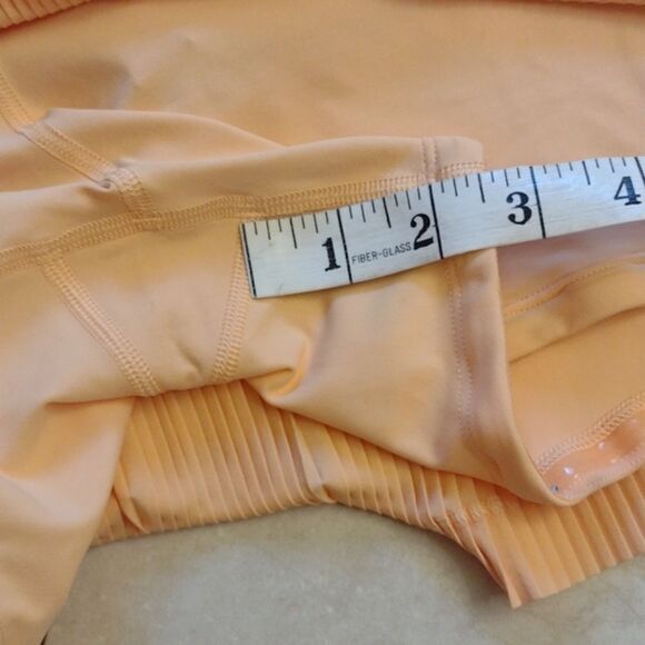 Lululemon Pleat to Street Mid-Rise Skirt Summer Glow light orange pleated 12 - Picture 8 of 14